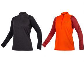 Endura Singletrack Womens Fleece - Critically positioned high stretch wind and waterproof panels