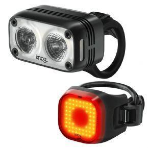 Knog Blinder Road 400 + Blinder Mini Square Light Set - 