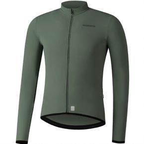Shimano Vertex Thermal Long Sleeve Jersey Green - 