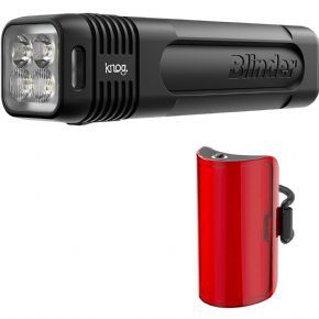 Knog Blinder Pro 900 + Mid Cobber Rear Light Set - 