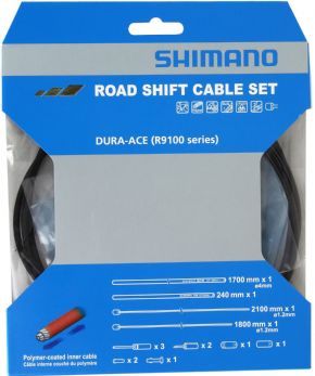 Shimano Rs900 Road Gear Cable Set Polymer Coated Inners - 