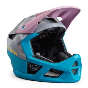 Endura Mt500 Full Face Helmet Dreich Grey  2024 - Mud Shedding Trail Protection