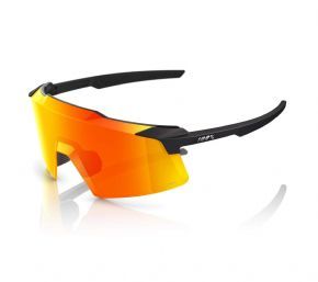 100% Aerocraft Sunglasses Soft Tact Black/HiPER Red Mirror Lens  2024 - DURABLE SHORTS DESIGNED FOR HEADING OFF ROAD 
